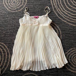 Betsy Johnson y2k lingerie babydoll slip dress